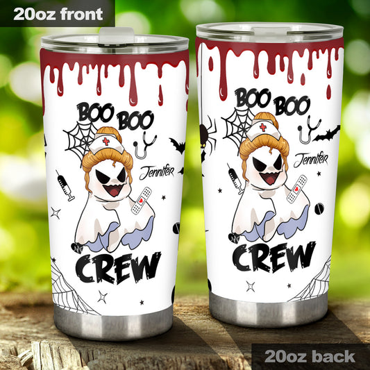 Boo Boo Crew - Personalized Nurse Tumbler