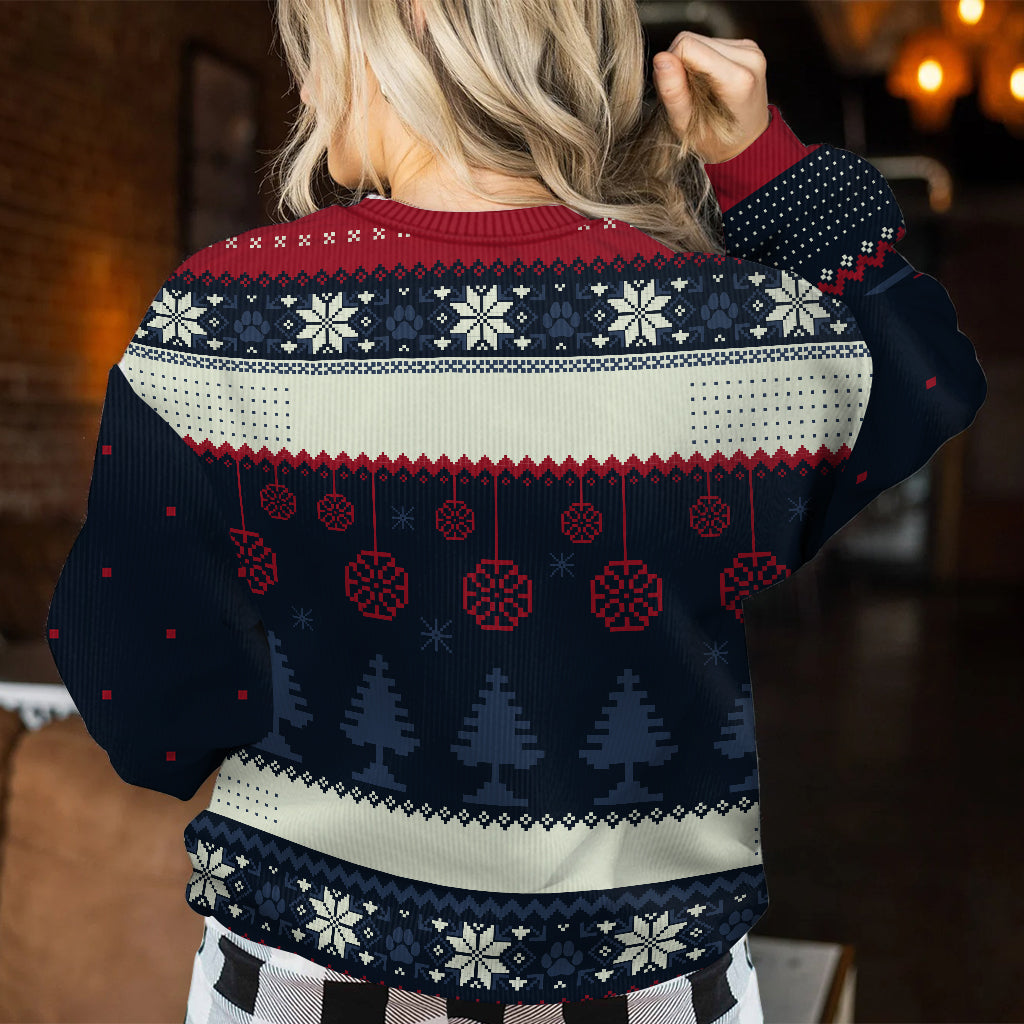 Noël Miaou - Pull moche personnalisé pour chat