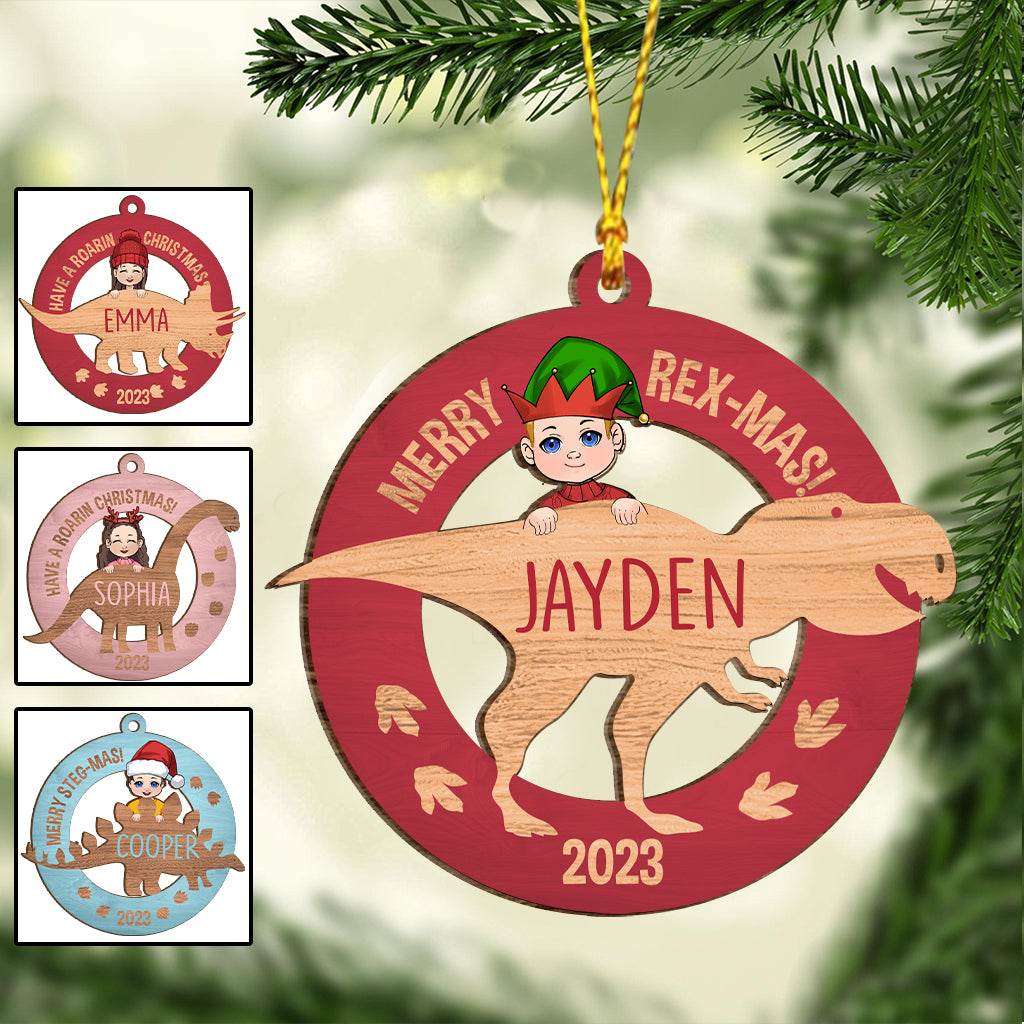 Baby Dino - Personalized Kid Ornament