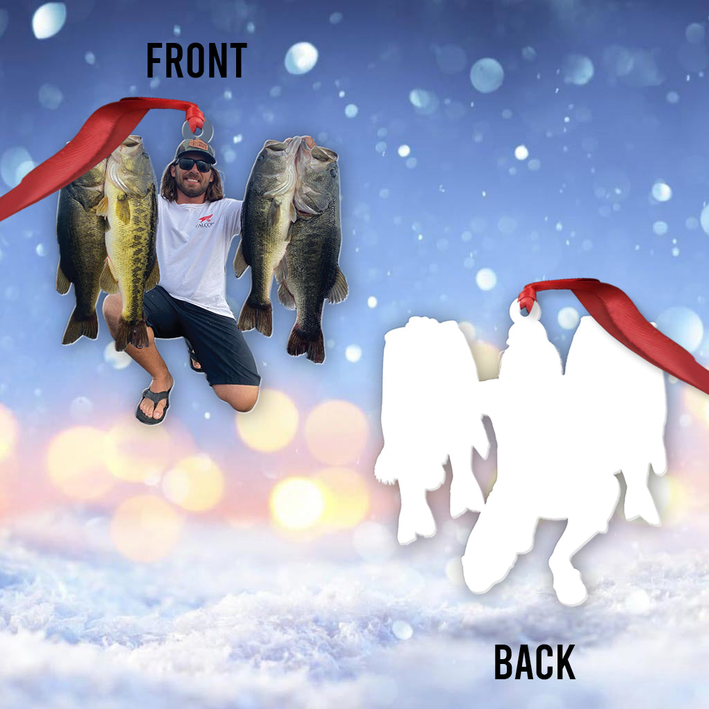 Passionné de pêche - Ornement de pêche personnalisé