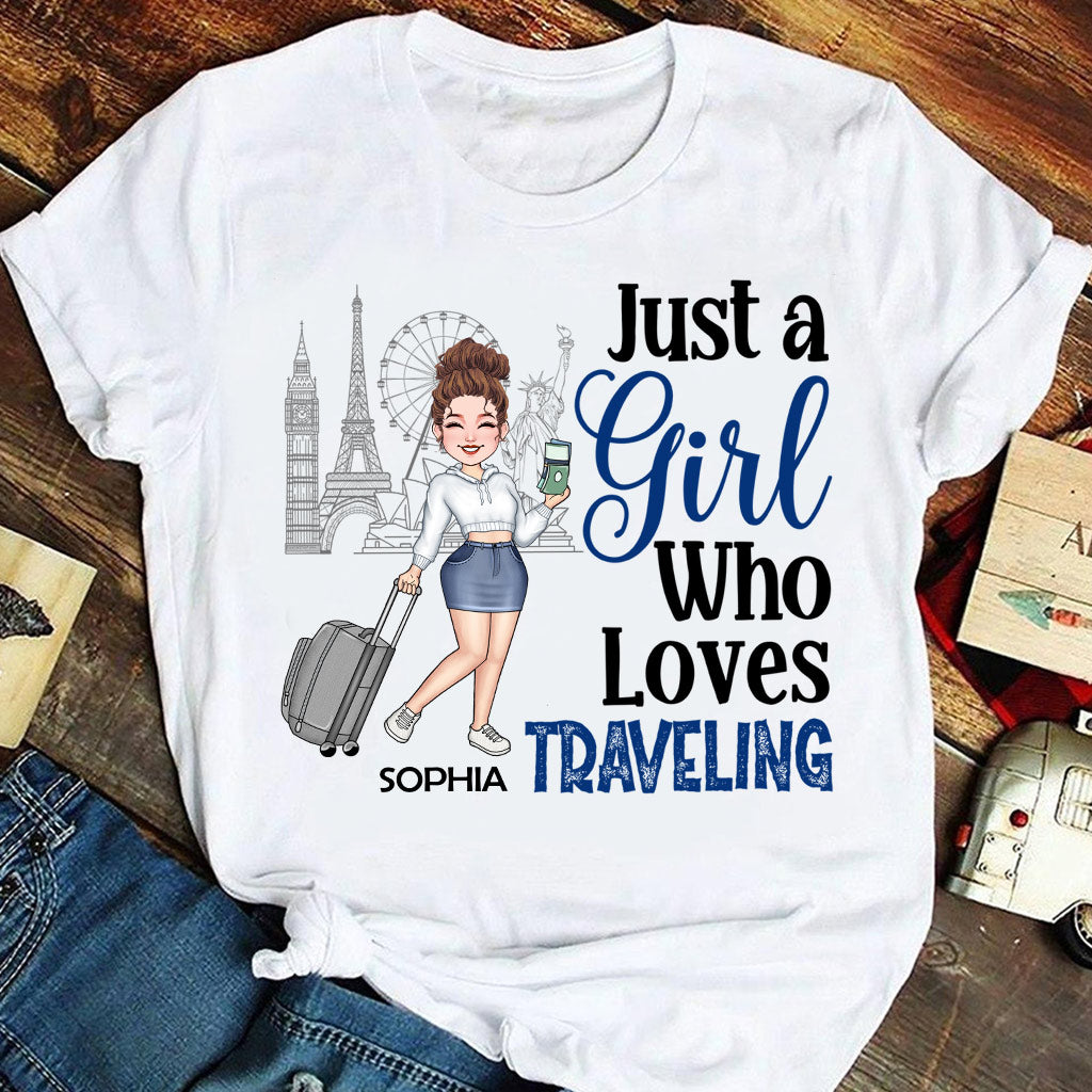 Juste une fille qui adore les croisières - T-shirt et sweat à capuche personnalisés pour les croisières