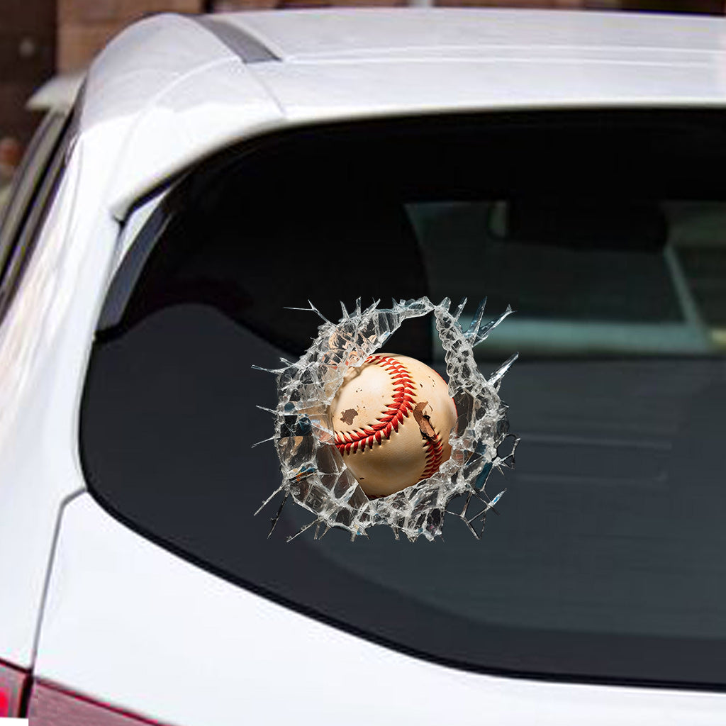 Love Baseball - Baseball Decal Full