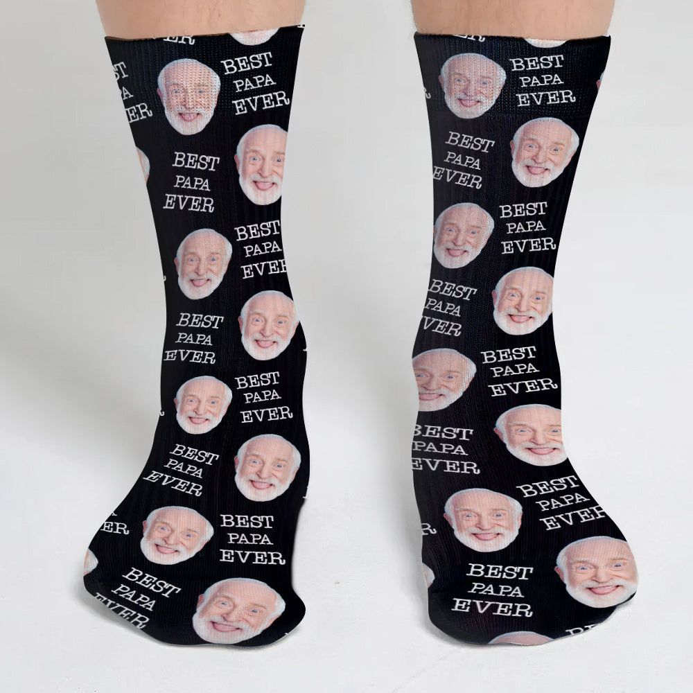 Custom Face - Personalized Grandpa Socks