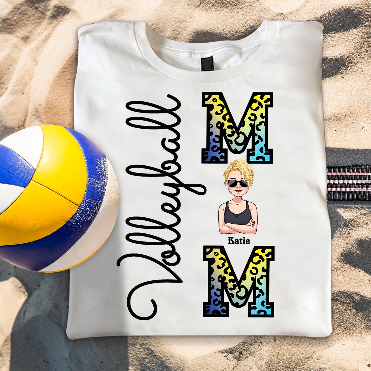 Maman de volley-ball - T-shirt et sweat à capuche de volley-ball personnalisés