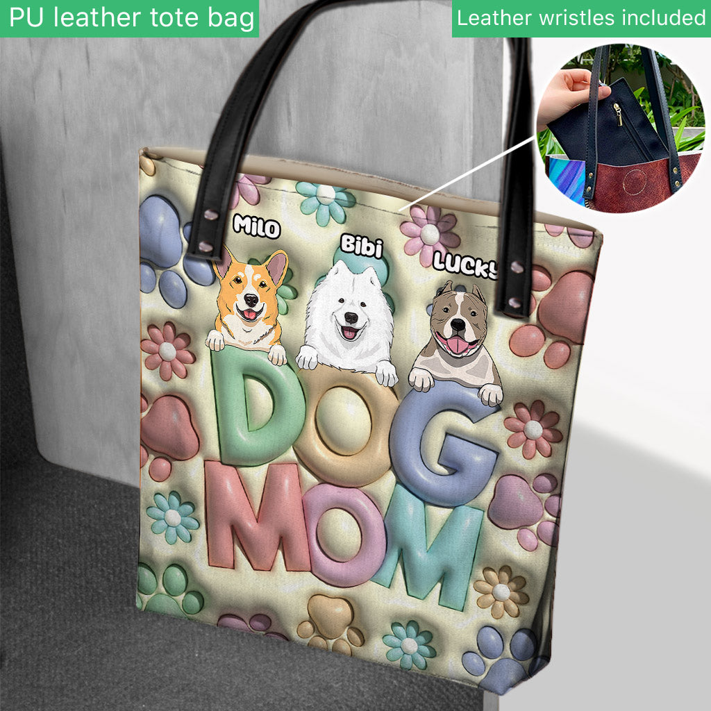 Dog Mom - Personalized Dog Tote Bag