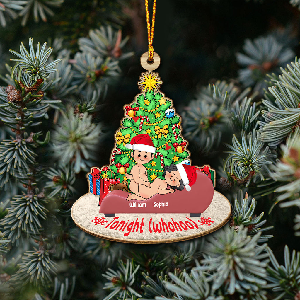 Tonight - Personalized Couple Ornament