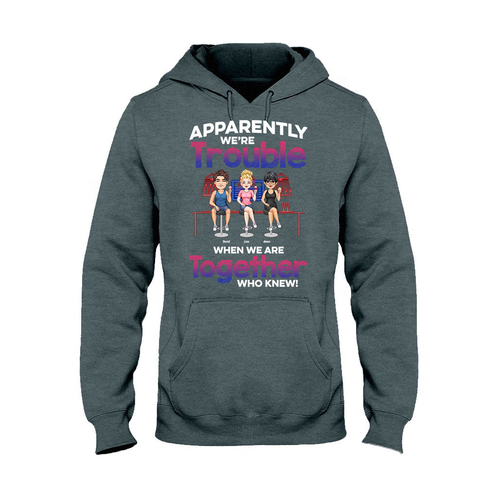 Apparemment, on fait des étincelles quand on est ensemble - T-shirt et sweat à capuche personnalisés pour meilleures amies