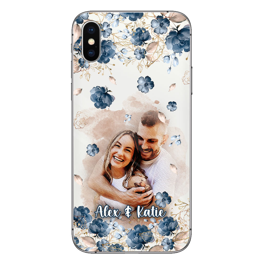 Floral Phone Case - Personalized Clear Phone Case