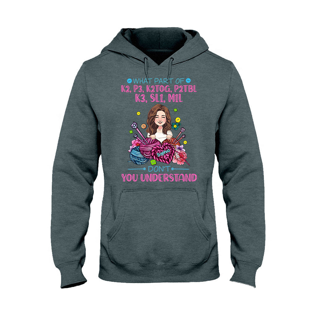 Tu ne comprends pas ? - T-shirt et sweat à capuche tricotés personnalisés