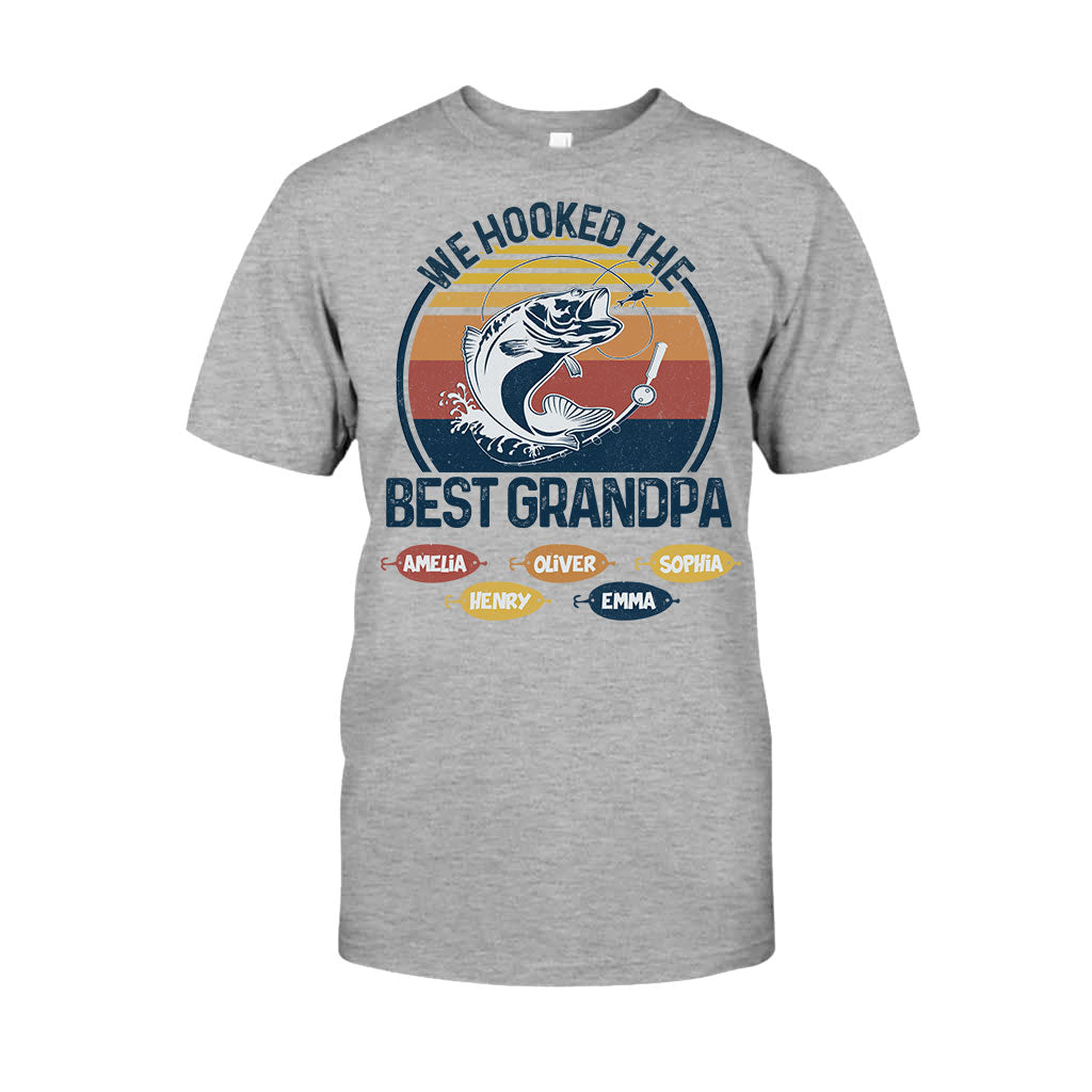Nous avons trouvé le meilleur papa pêcheur, grand-père ! - Cadeau de pêche pour papa et grand-père - T-shirt et sweat à capuche personnalisés