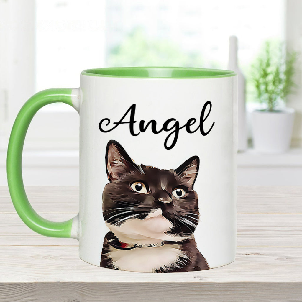 Mug personnalisé à motif chat pour amoureux des chats
