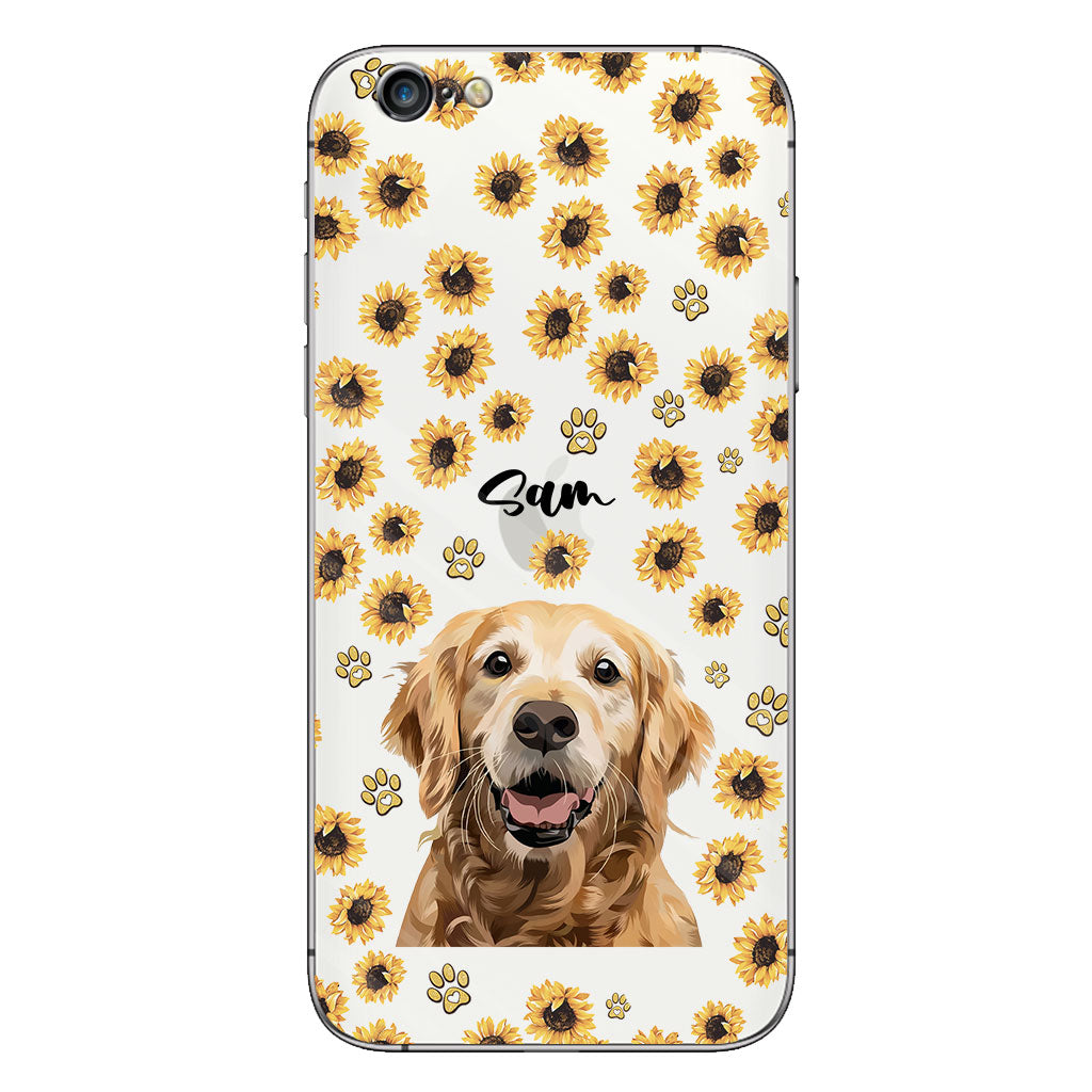 Tu es mon rayon de soleil - Coque de téléphone transparente personnalisée pour chien