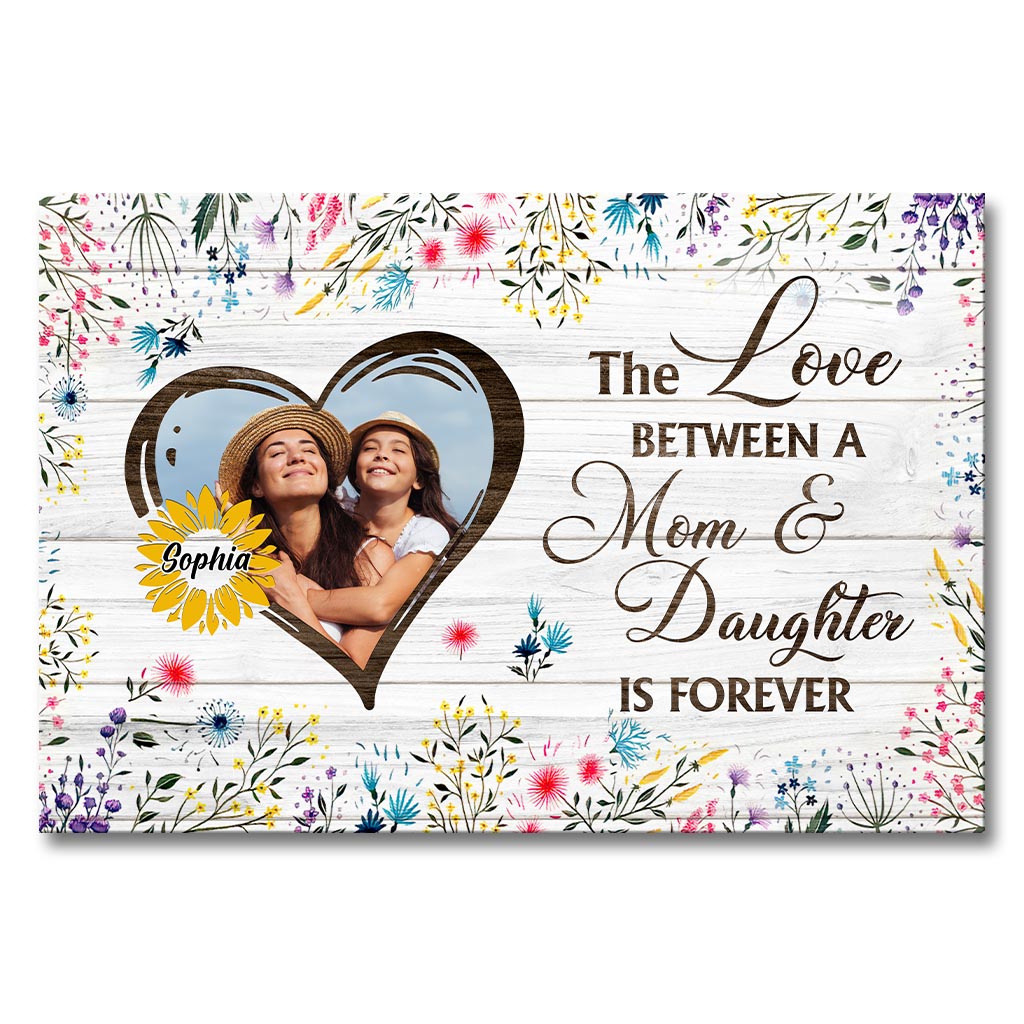Si les mamans étaient des fleurs - Toile et affiche personnalisées pour maman