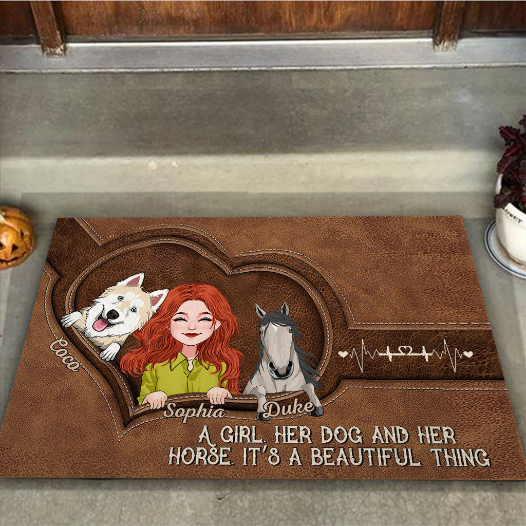 Paillasson papillon à affirmations positives - Paillasson papillon personnalisé