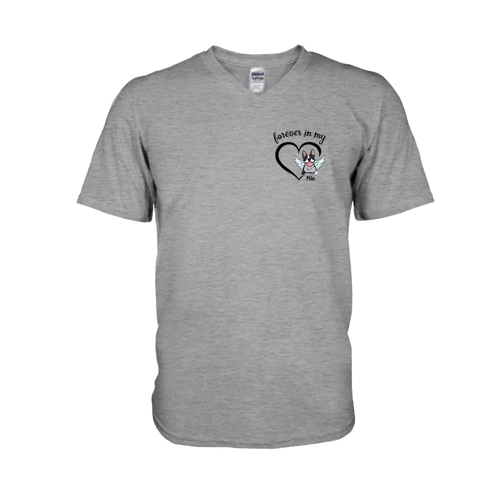À jamais dans mon cœur - T-shirt et sweat à capuche personnalisés pour chien