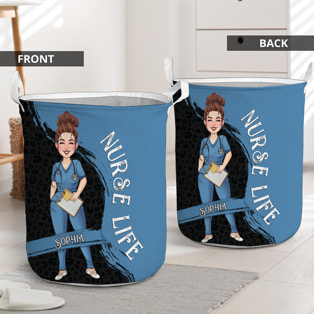The Nurse Life - Nurse gift for mom, her, wife, girlfriend, friend - Personalized Storage Basket