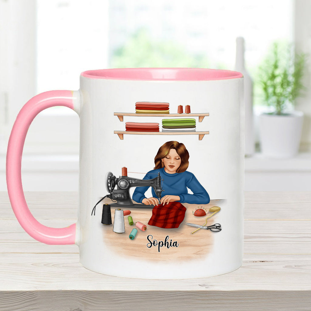 Mon espace couture - Mug personnalisé pour la couture