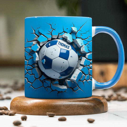 Un super mug de foot personnalisé