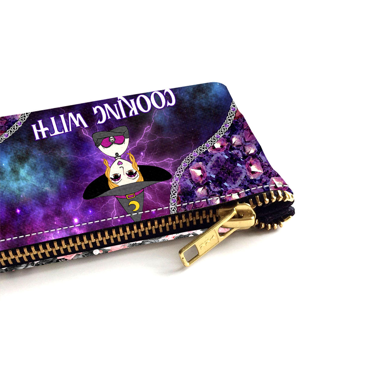 Cuisiner avec magie - Pochette de sorcière personnalisée