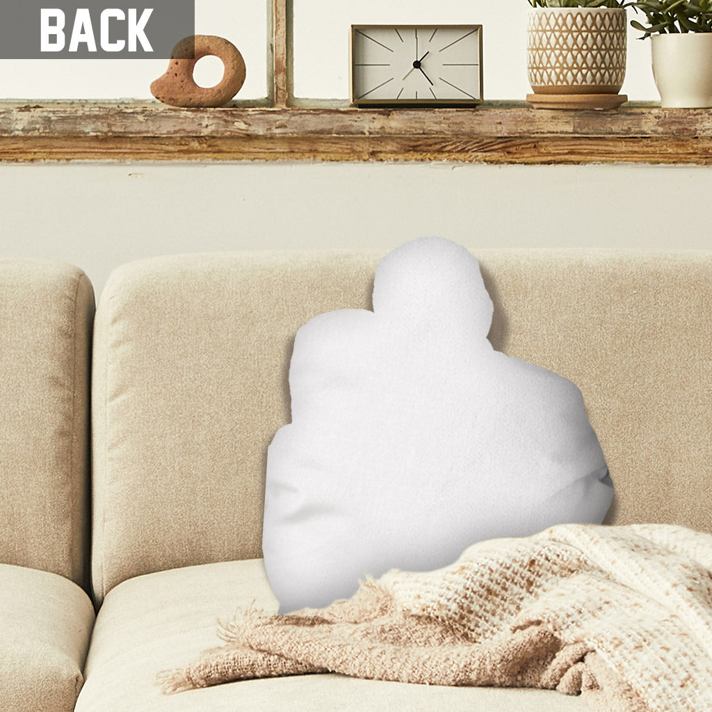 Coussin humanoïde personnalisé avec photo - Coussin en forme de couple personnalisé