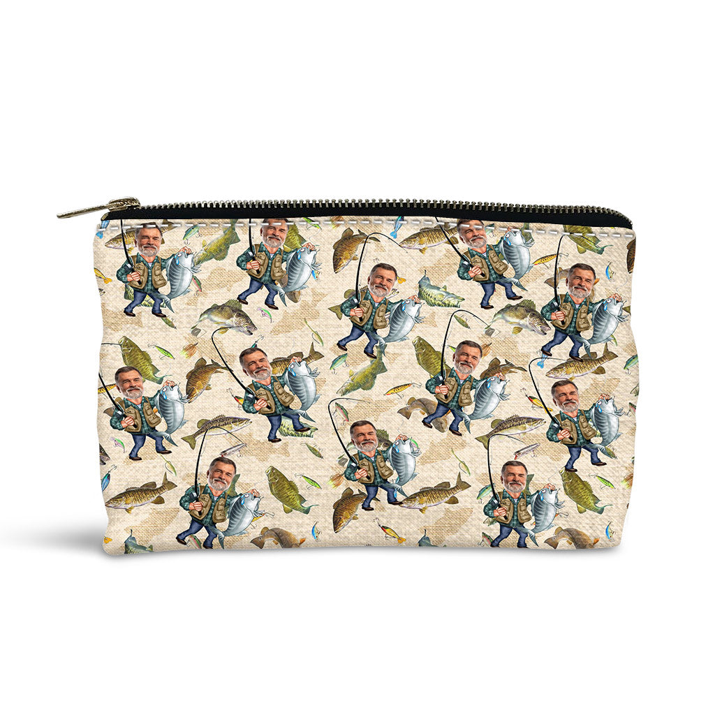 Photo Inserted Funny Fishing - Personalized Fishing Pouch