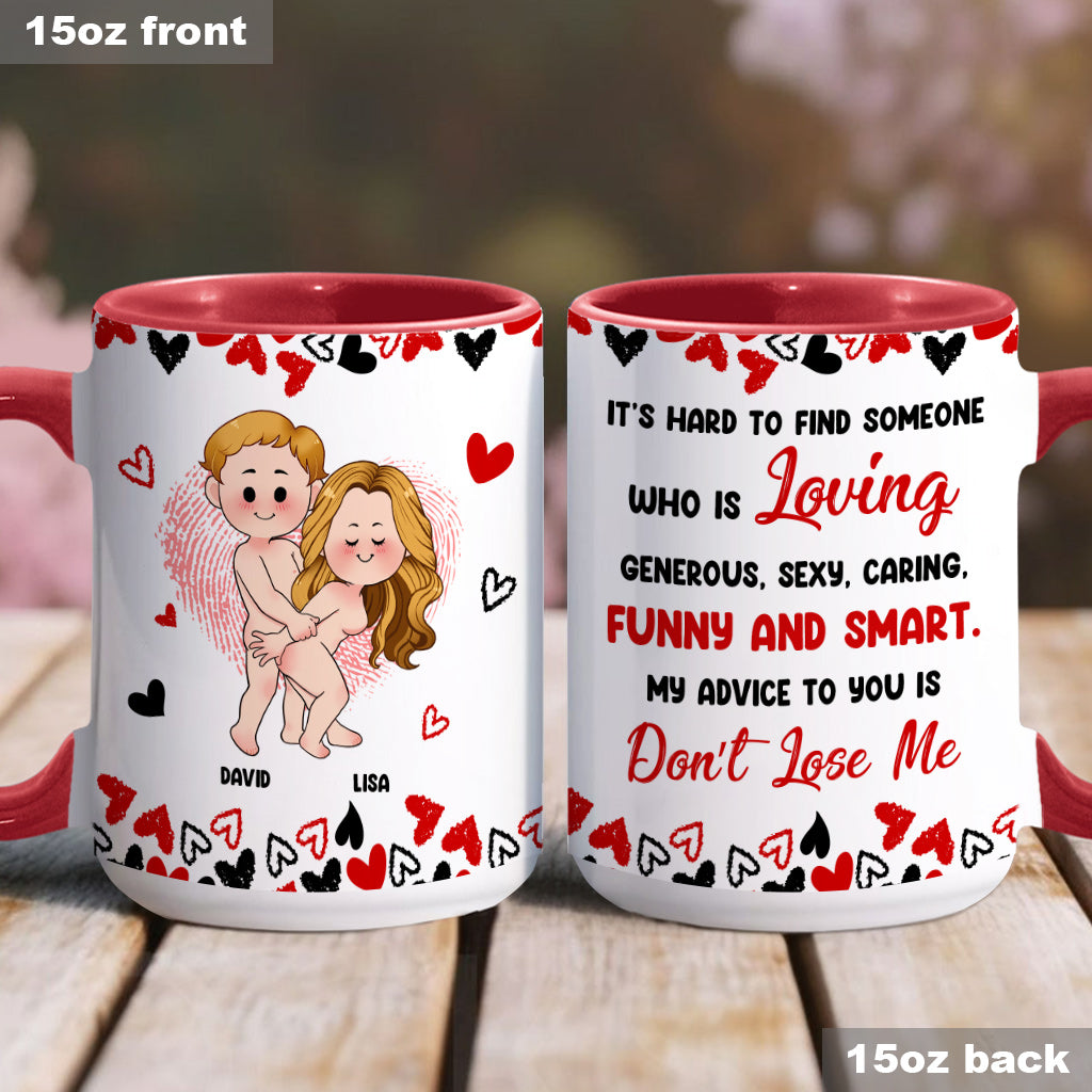 Lovely Couple - Personalized Couple Accent Mug