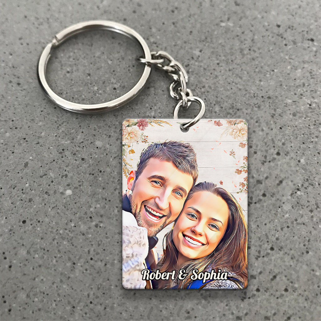 Annoying Each Other - Personalized Couple Keychain