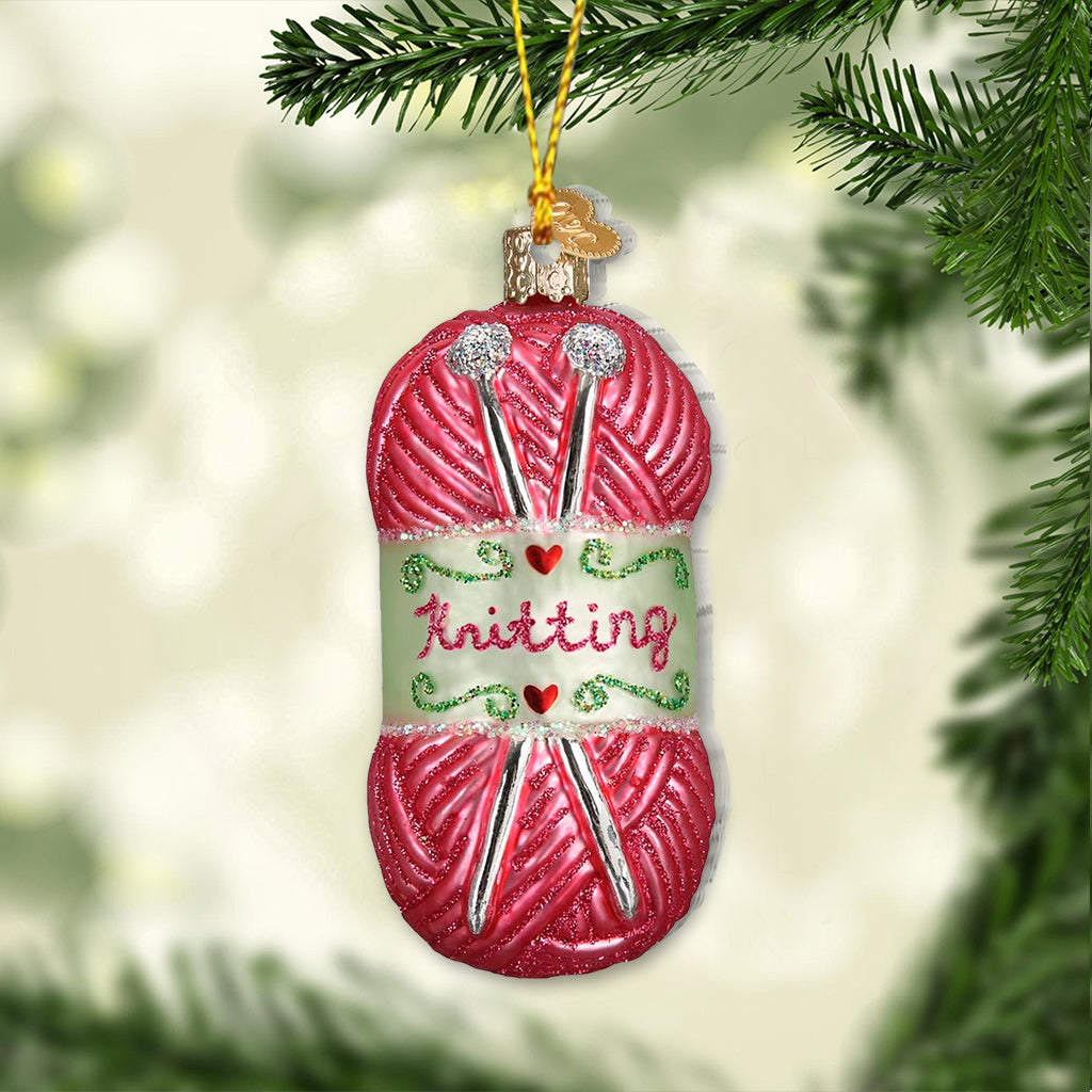 Passionné(e) de tricot ? Un cadeau tricoté pour maman, petite amie, épouse, grand-mère ? Ornement personnalisé