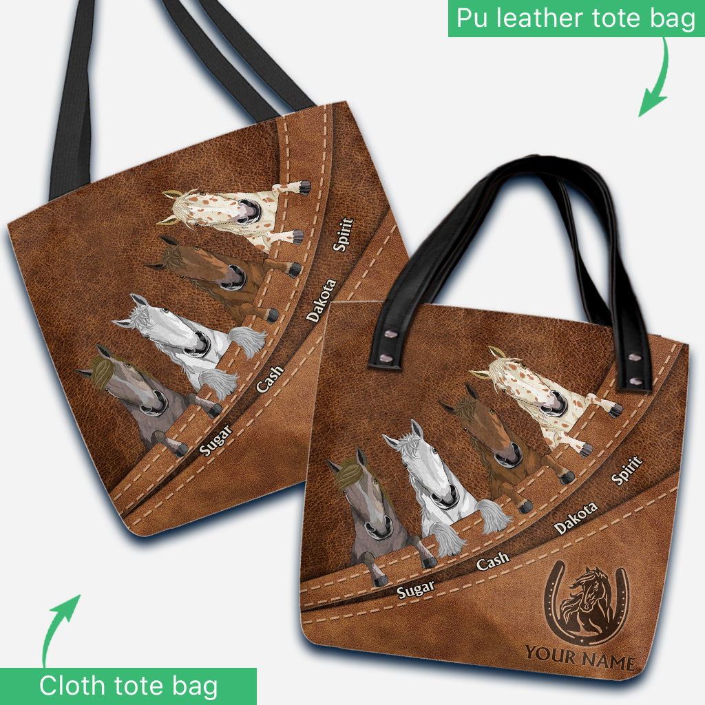 Sac fourre-tout personnalisé Love Horse -