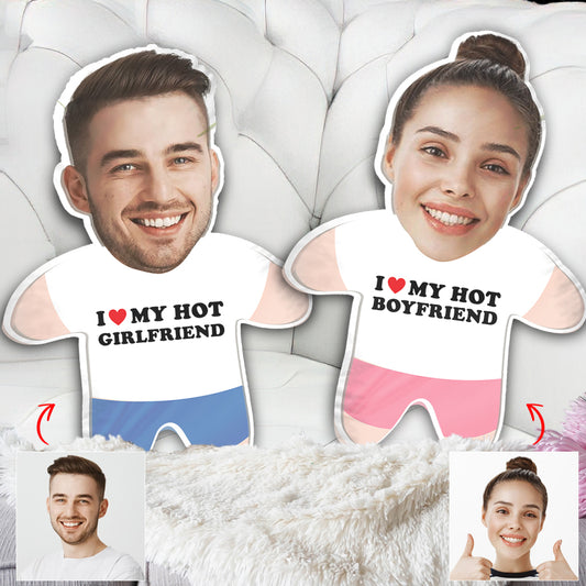 Je t'aime - Coussin personnalisé pour couple