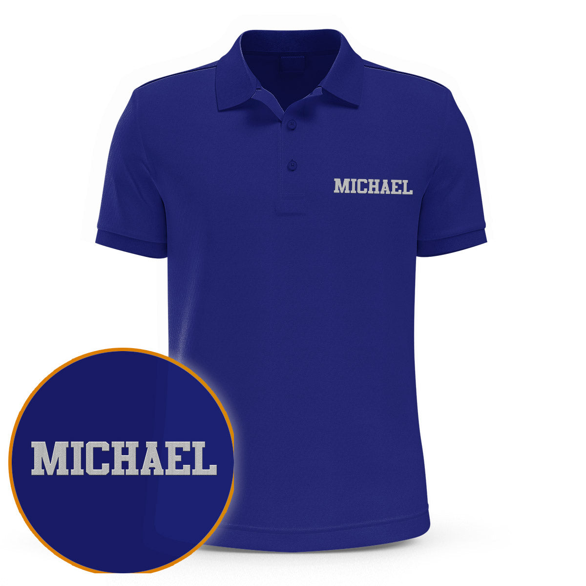 Custom Name - Personalized Uncle Embroidered Polo Shirt