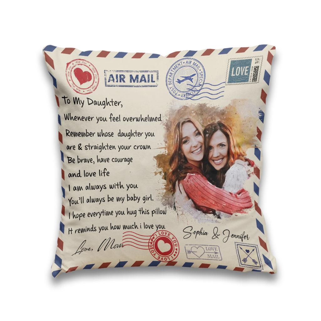 I Am Always With You - Personalized Daughter Throw Pillow