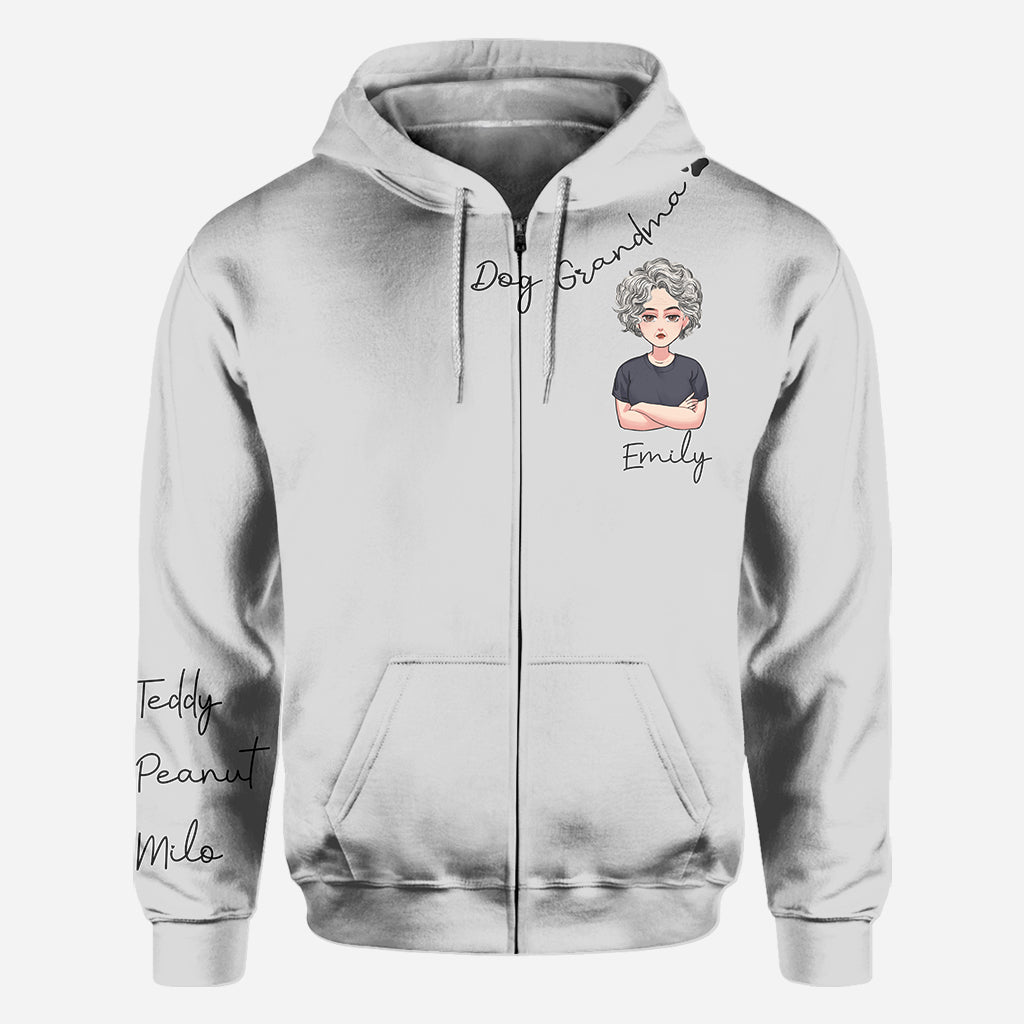 I Love You Grandma - Personalized Dog All Over Shirt