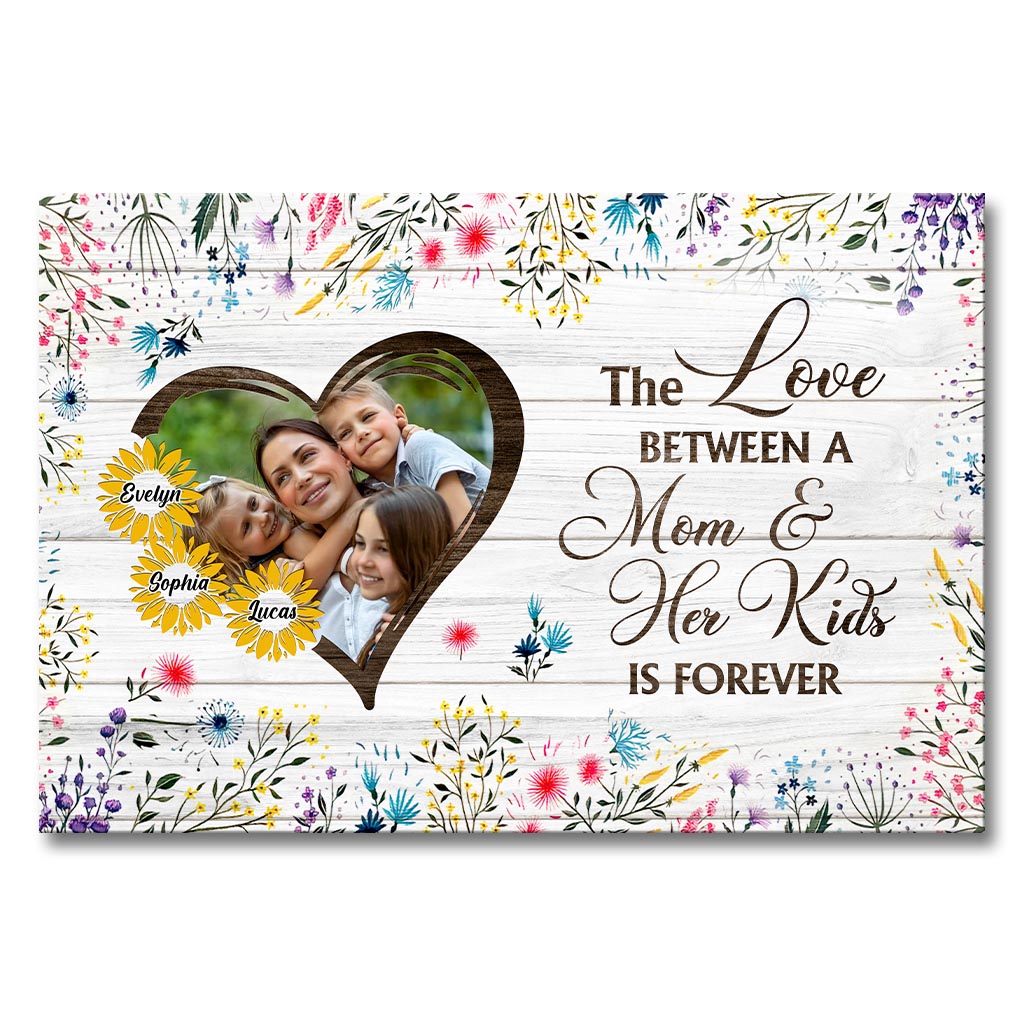Si les mamans étaient des fleurs - Toile et affiche personnalisées pour maman