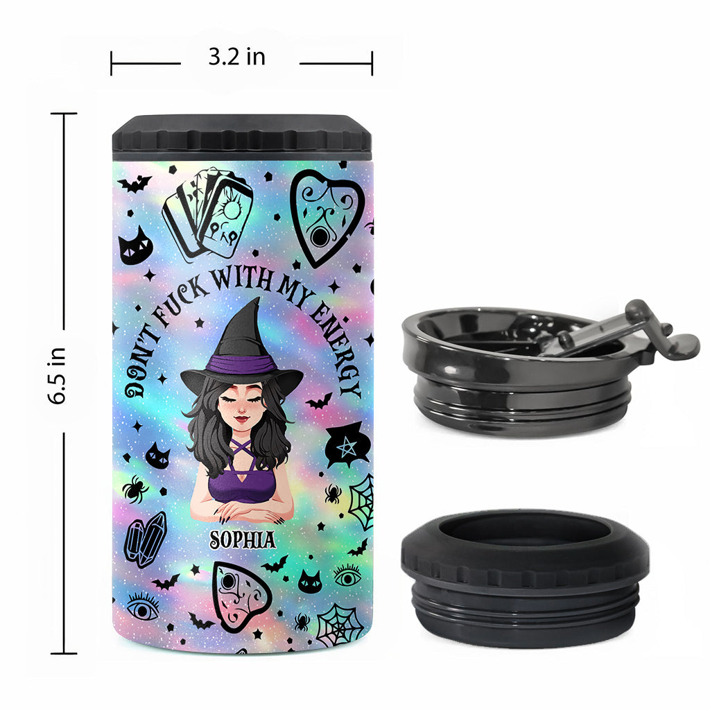Don't F With My Energy - Personalized Witch Can Cooler