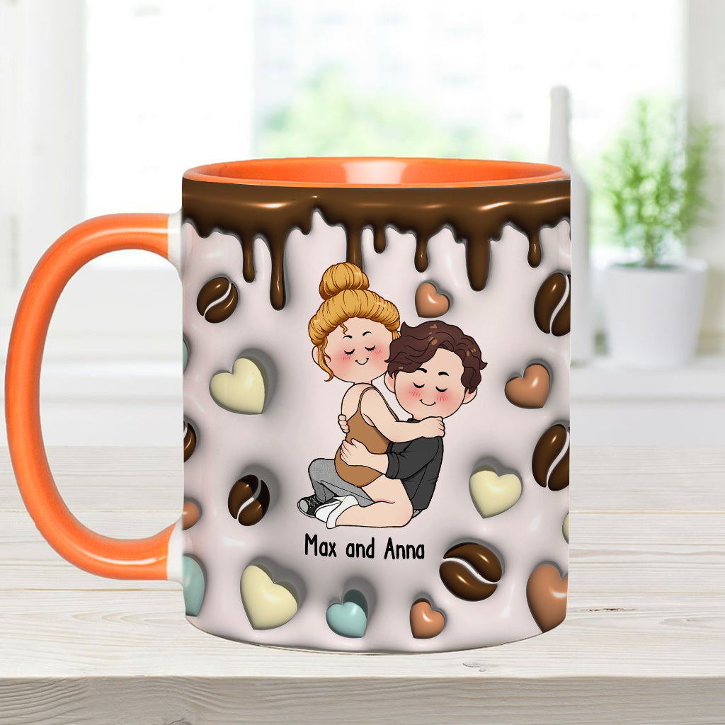 Je t'aime comme j'aime mon café - Mug personnalisé pour couple