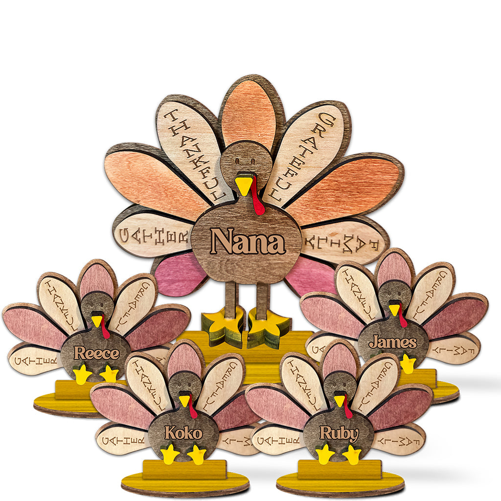 Grand-mère reconnaissante - Plaque en bois personnalisée pour agriculteur