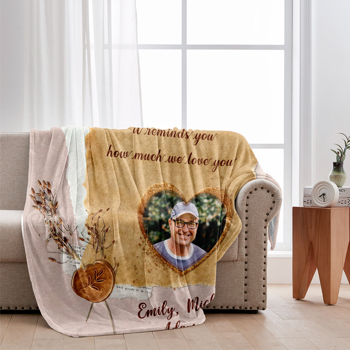 Grandma Mama - Gift for grandma, mom, dad, grandpa, aunt, uncle, sister, brother, husband, wife, friend - Personalized Blanket