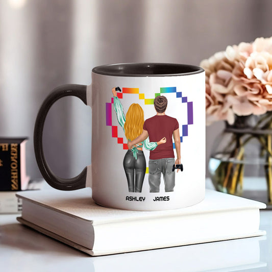 I Will Always Be Your Player Two - Personalized Video Game Accent Mug