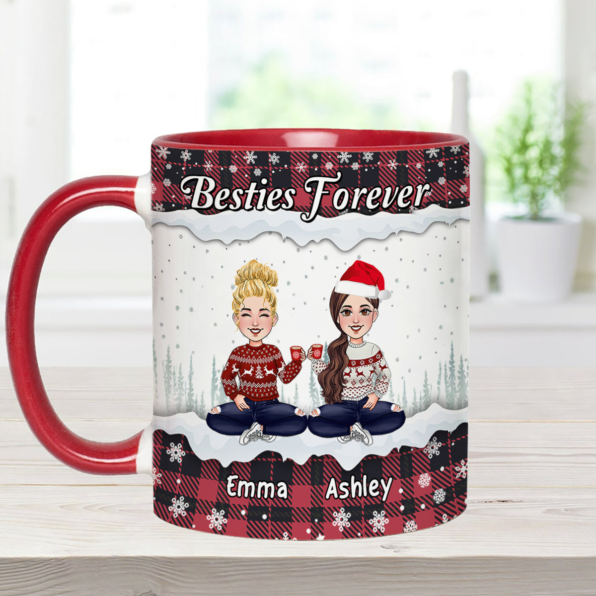 Meilleures amies pour toujours - Mug personnalisé « Meilleure amie »