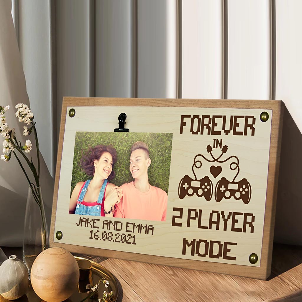 2 Player Mode - Personalized Video Game Canvas And Poster