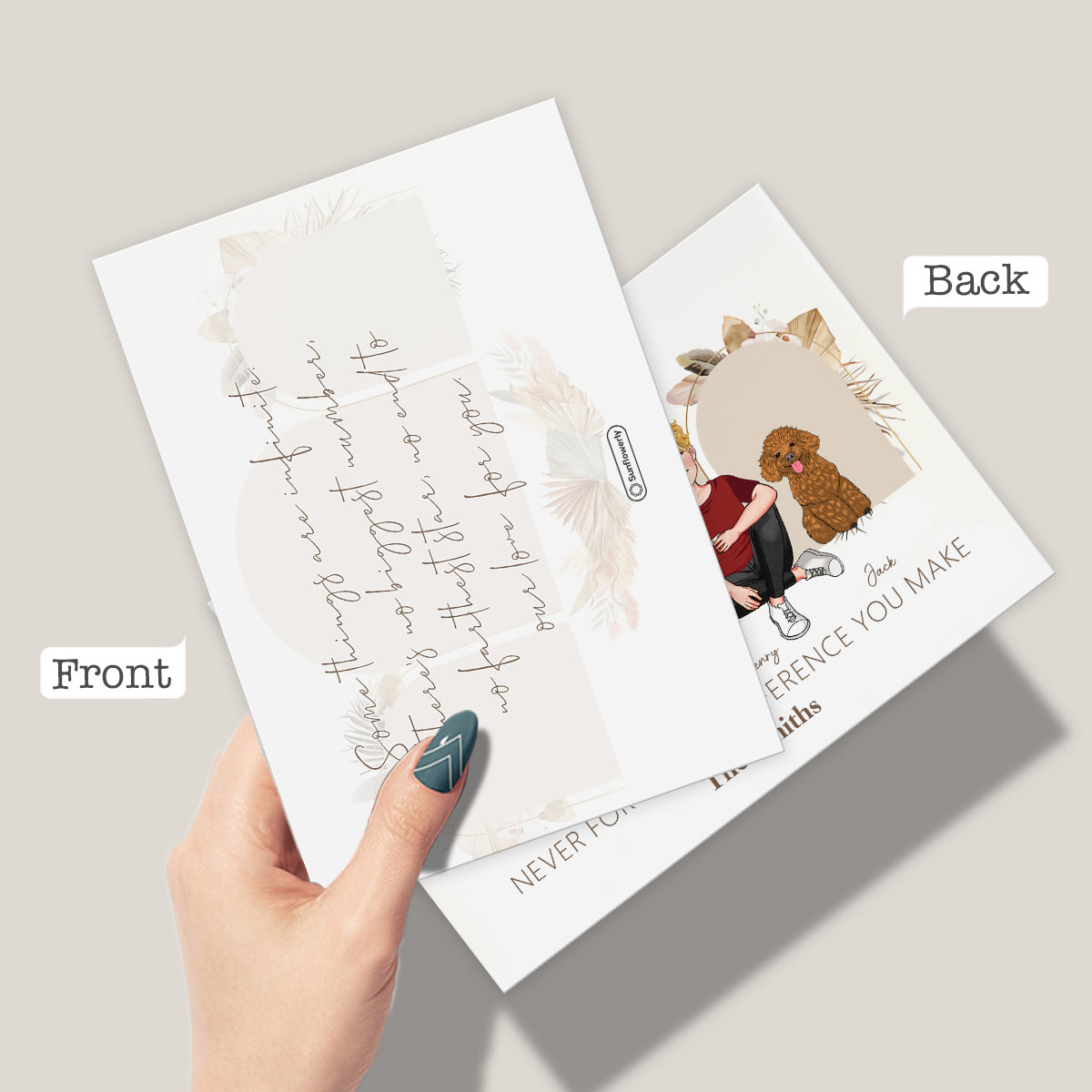 Thank You - Personalized Greeting Card