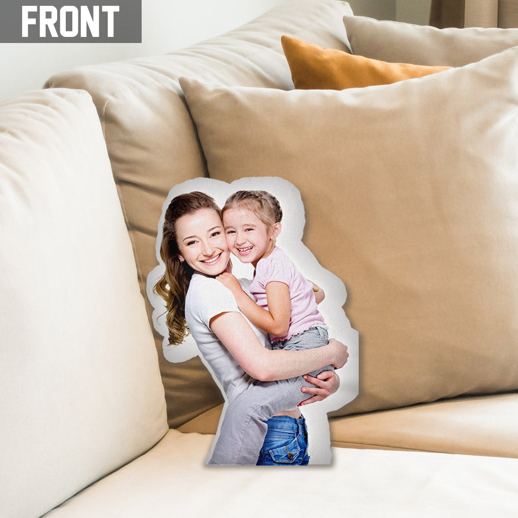 Coussin humanoïde personnalisé avec photo - Coussin en forme de maman