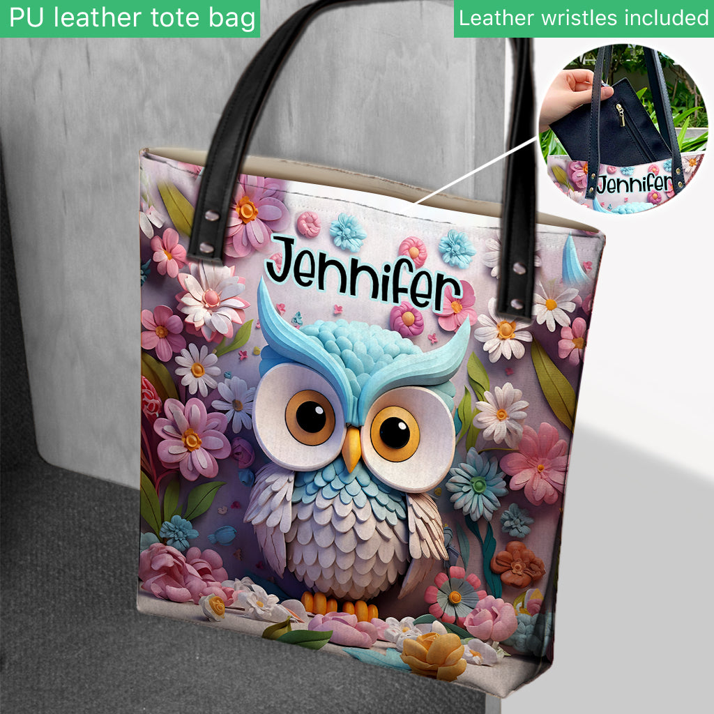 Sac fourre-tout hibou personnalisé Cool Owl
