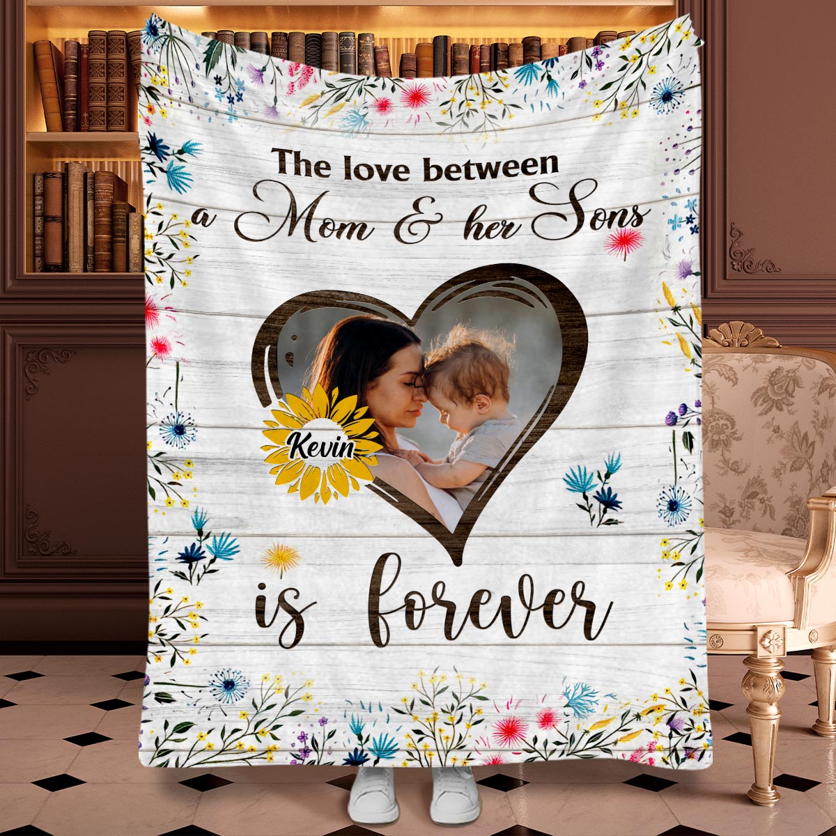 If We Had A Flower - Personalized Mother Blanket