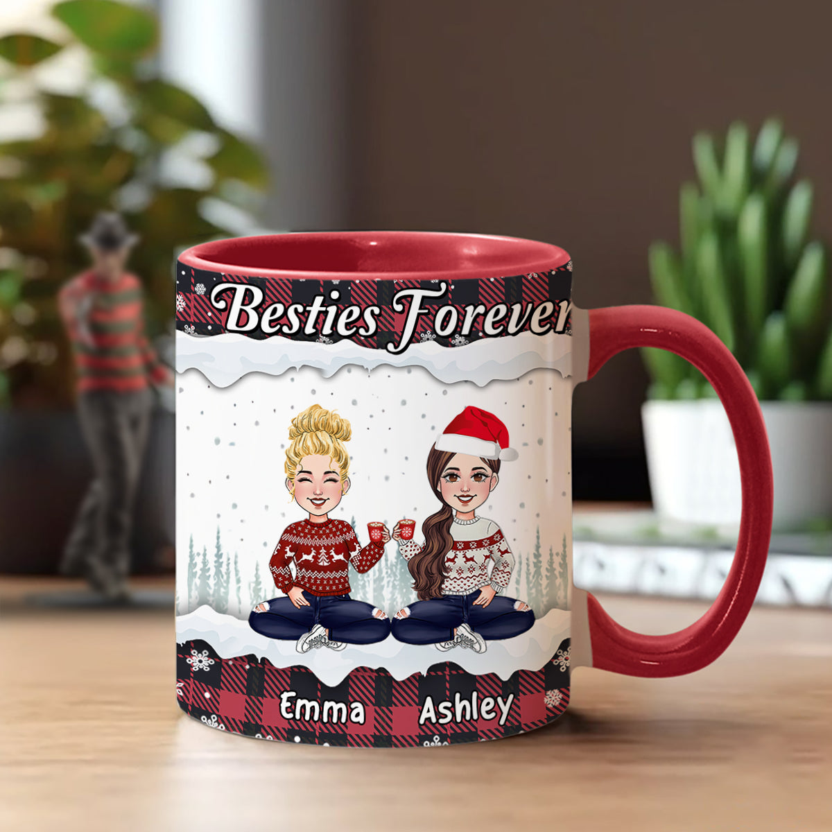 Meilleures amies pour toujours - Mug personnalisé « Meilleure amie »