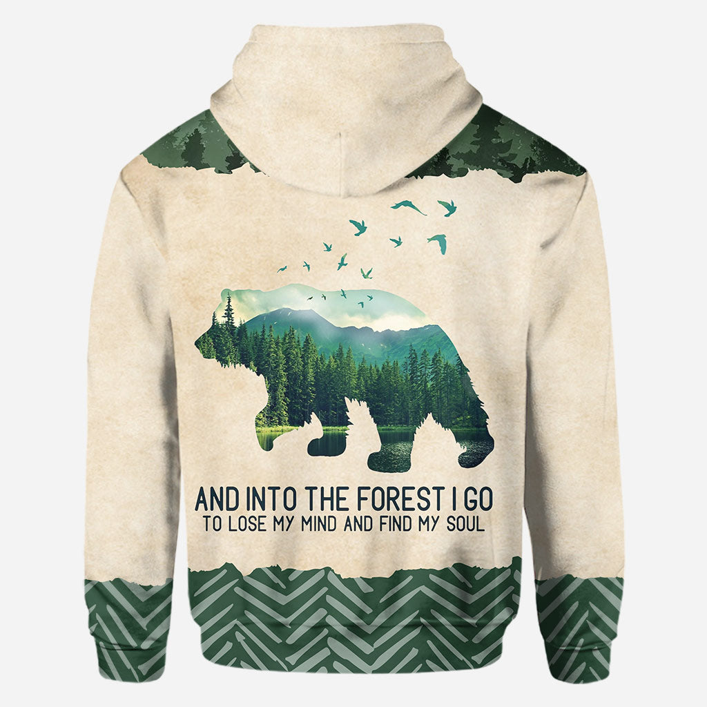 J'adore le camping - T-shirt de camping personnalisé intégral