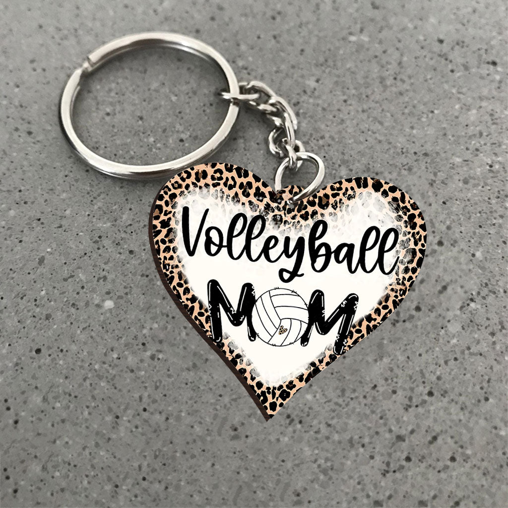 Maman de volley-ball - Porte-clés de volley-ball personnalisé