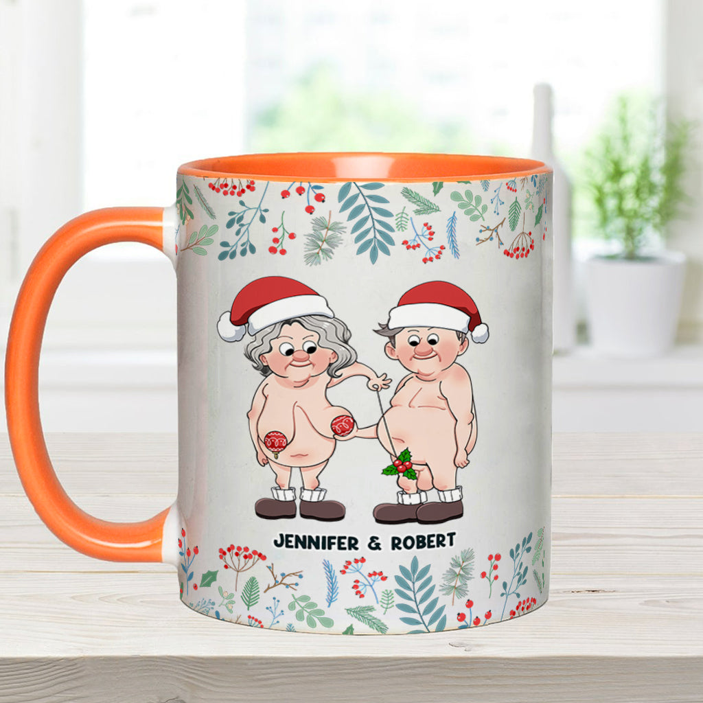 Je veux vieillir avec toi - Mug personnalisé pour couple