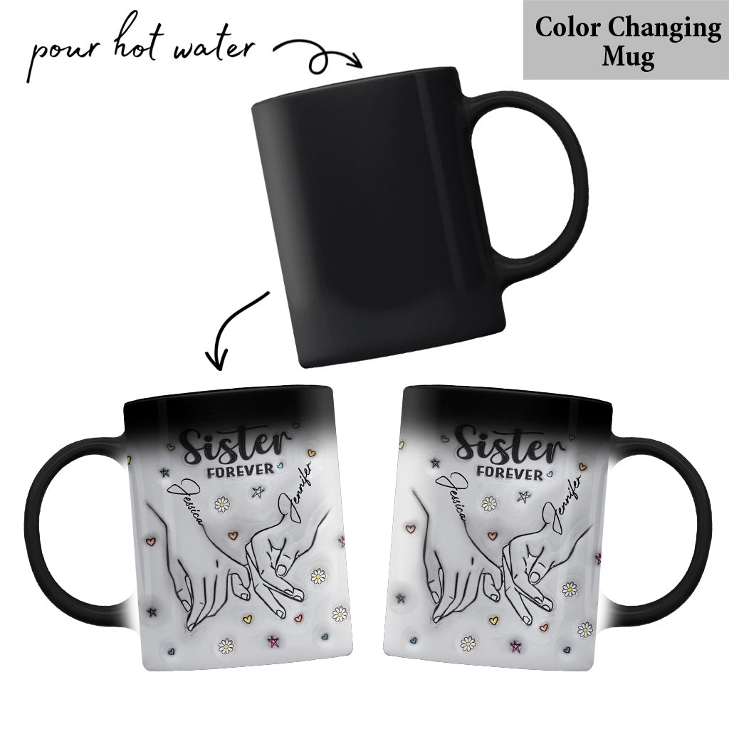 Pour toujours ma sœur - Mug personnalisé pour meilleure amie